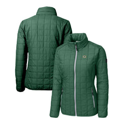 Green Bay Packers Cutter & Buck Women's Rainier PrimaLoft Eco Insulated Full-Zip Puffer Jacket Green | NFL