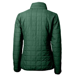 Green Bay Packers Cutter & Buck Women's Rainier PrimaLoft Eco Insulated Full-Zip Puffer Jacket Green | NFL