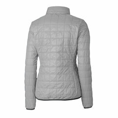 Detroit Lions Cutter & Buck Women's Rainier PrimaLoft Eco Insulated Full-Zip Puffer Jacket Gray | NFL