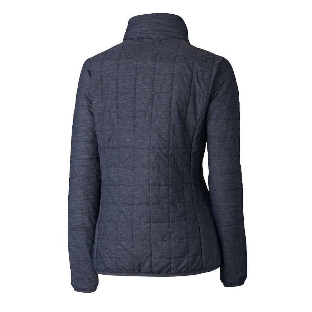Chicago Bears Cutter & Buck Women's Rainier PrimaLoft Eco Insulated Full-Zip Puffer Jacket Navy | NFL