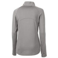 San Francisco 49ers Cutter & Buck Women's Adapt Eco Knit Stretch Recycled Half-Zip Pullover Top Gray | NFL
