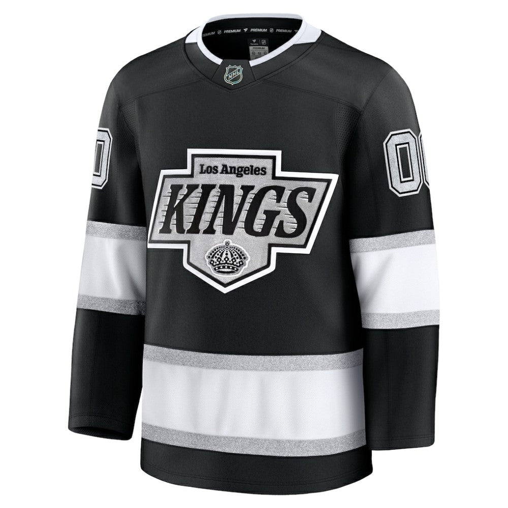 Los Angeles Kings Fanatics Home Premium Custom Jersey - Black - NHL