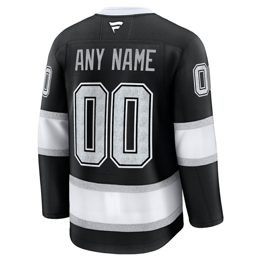Los Angeles Kings Fanatics Home Premium Custom Jersey - Black - NHL