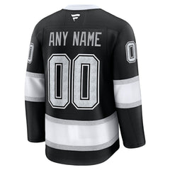 Los Angeles Kings Fanatics Home Premium Custom Jersey - Black - NHL