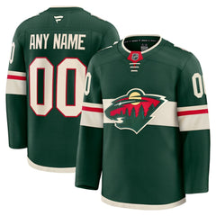 Minnesota Wild Fanatics Home Premium Custom Jersey - Green - NHL