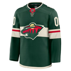 Minnesota Wild Fanatics Home Premium Custom Jersey - Green - NHL