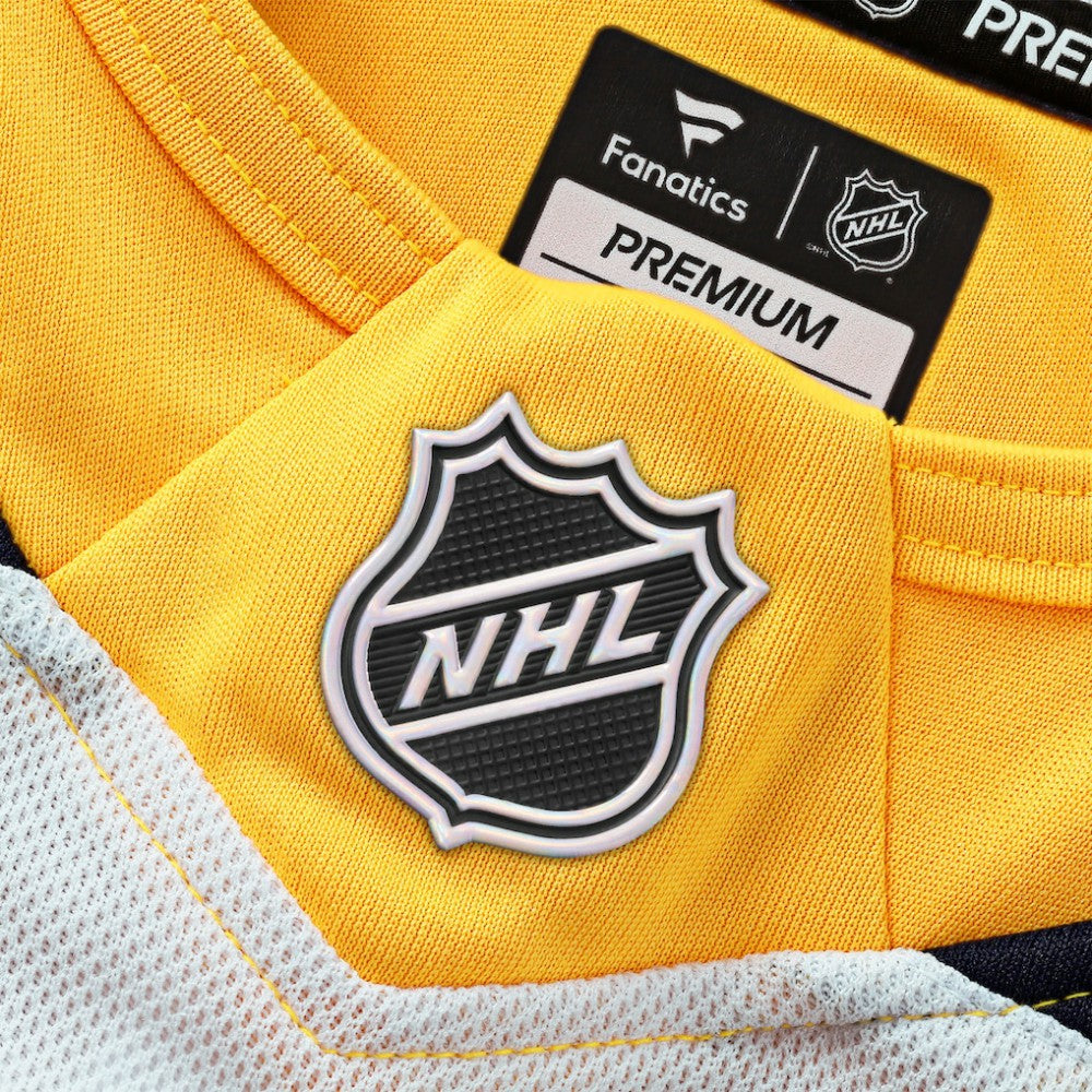 Nashville Predators Fanatics Away Premium Custom Jersey - White - NHL