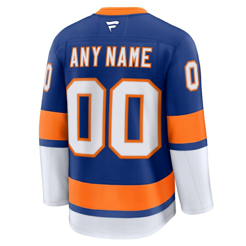New York Islanders Fanatics Home Premium Custom Jersey - Royal - NHL