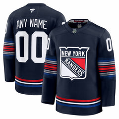 New York Rangers Fanatics Alternate Premium Custom Jersey - Navy - NHL