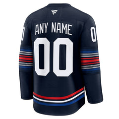 New York Rangers Fanatics Alternate Premium Custom Jersey - Navy - NHL