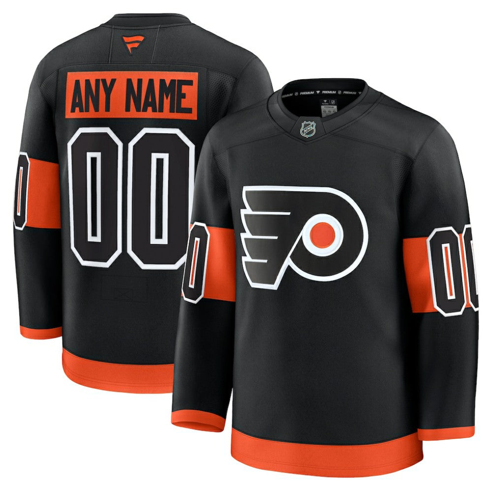 Philadelphia Flyers Fanatics Alternate Premium Custom Jersey - Black - NHL