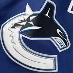 Vancouver Canucks Fanatics Home Premium Custom Jersey - Blue - NHL