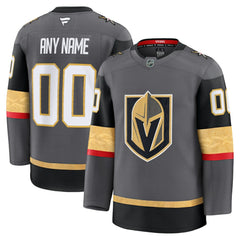 Vegas Golden Knights Fanatics Alternate Premium Custom Jersey - Gray - NHL