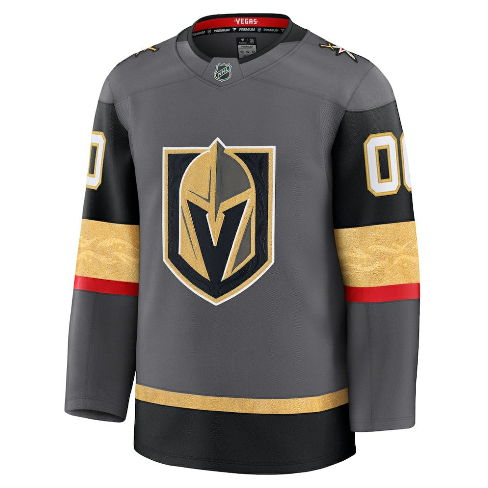 Vegas Golden Knights Fanatics Alternate Premium Custom Jersey - Gray - NHL