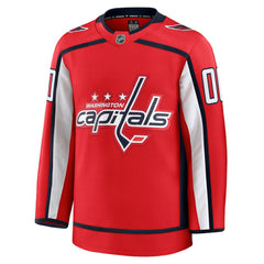 Washington Capitals Fanatics Home Premium Custom Jersey - Red - NHL