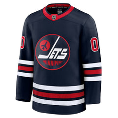 Winnipeg Jets Fanatics Alternate Premium Custom Jersey - Navy - NHL