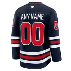 Winnipeg Jets Fanatics Alternate Premium Custom Jersey - Navy - NHL