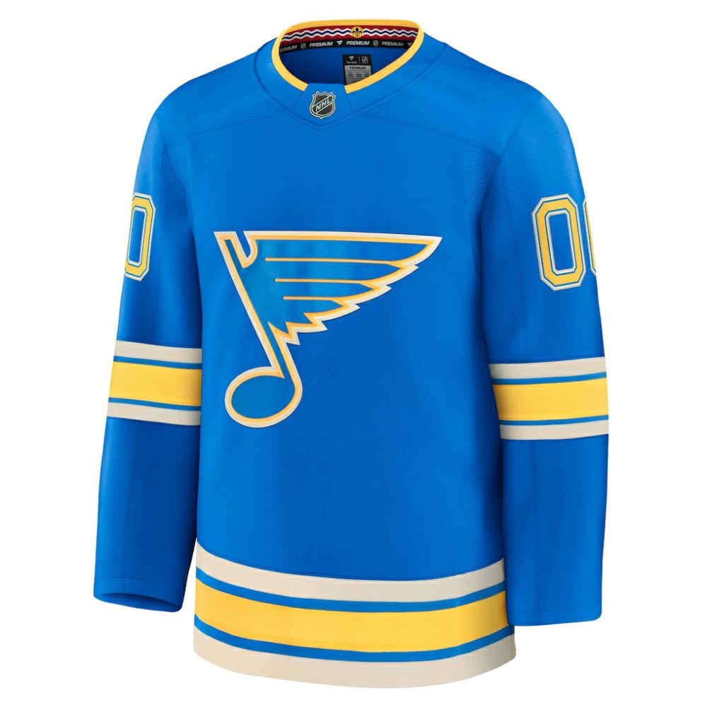 St. Louis Blues Fanatics Alternate Premium Custom Jersey - Blue - NHL