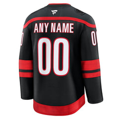 Carolina Hurricanes Fanatics Home Premium Custom Jersey - Black - NHL