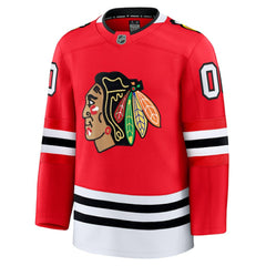 Chicago Blackhawks Fanatics Home Premium Custom Jersey - Red - NHL