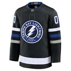 Tampa Bay Lightning Fanatics Alternate Premium Custom Jersey - Black - NHL