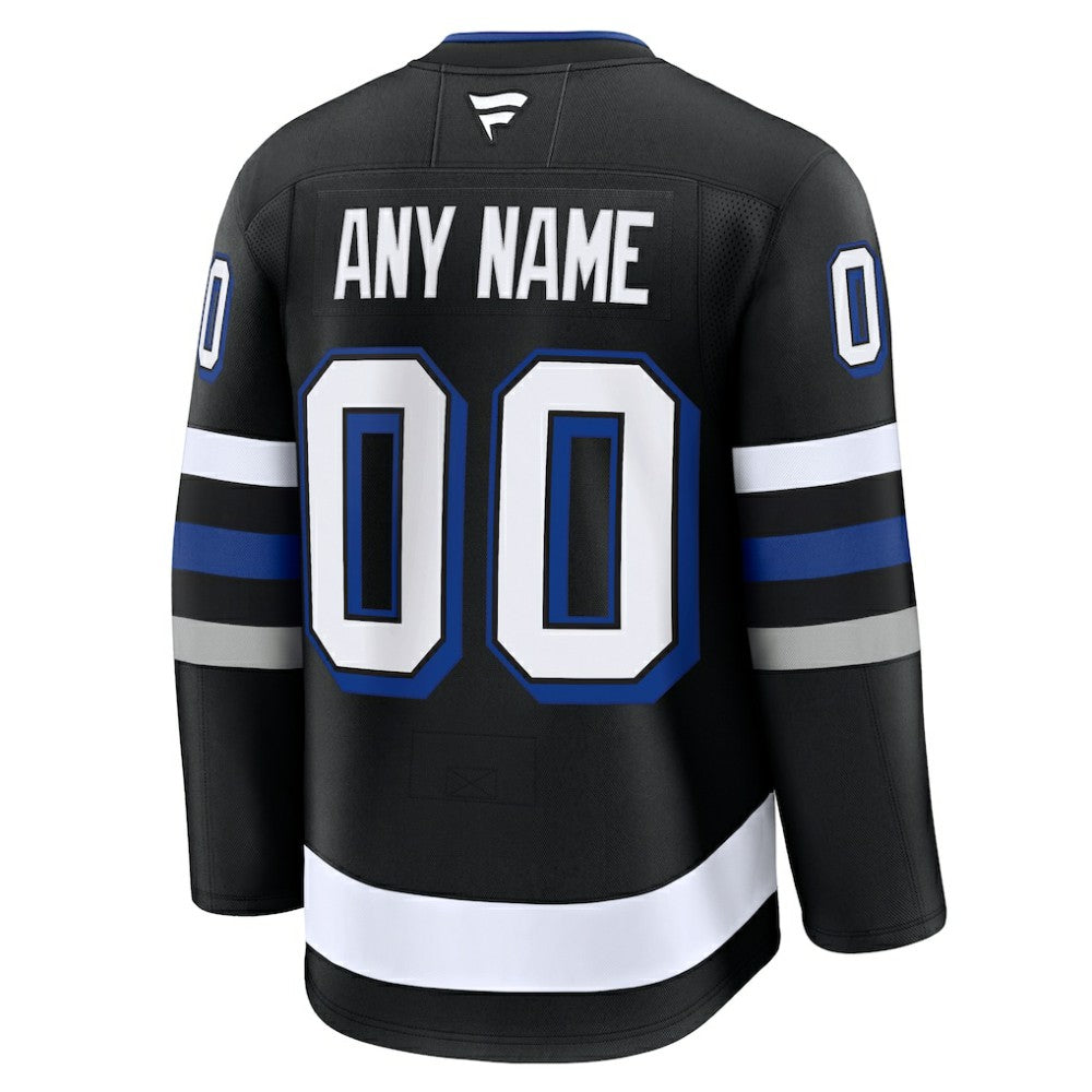 Tampa Bay Lightning Fanatics Alternate Premium Custom Jersey - Black - NHL