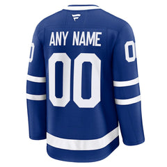 Toronto Maple Leafs Fanatics Home Premium Custom Jersey - Blue - NHL