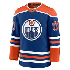 Edmonton Oilers Fanatics Home Premium Custom Jersey - Royal - NHL