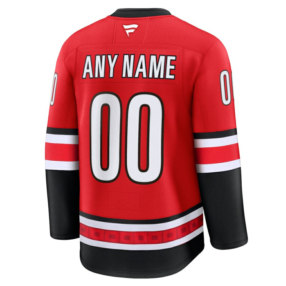 Carolina Hurricanes Fanatics Alternate Premium Custom Jersey - Red - NHL