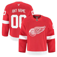 Detroit Red Wings Fanatics Home Authentic Pro Custom Jersey - Red - NHL