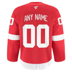 Detroit Red Wings Fanatics Home Authentic Pro Custom Jersey - Red - NHL