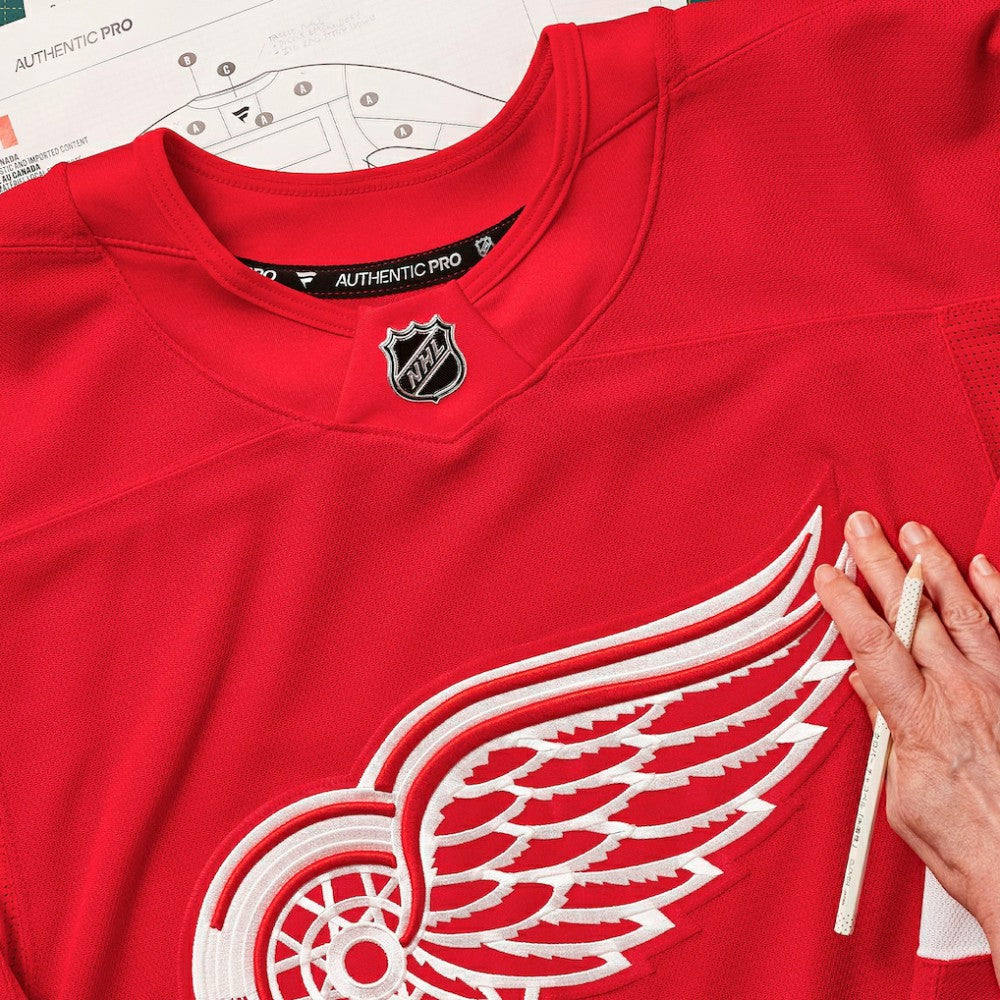 Detroit Red Wings Fanatics Home Authentic Pro Custom Jersey - Red - NHL