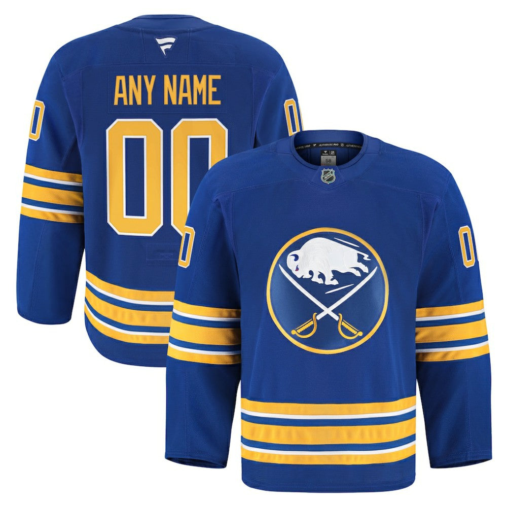 Buffalo Sabres Fanatics Home Authentic Pro Custom Jersey - Royal - NHL