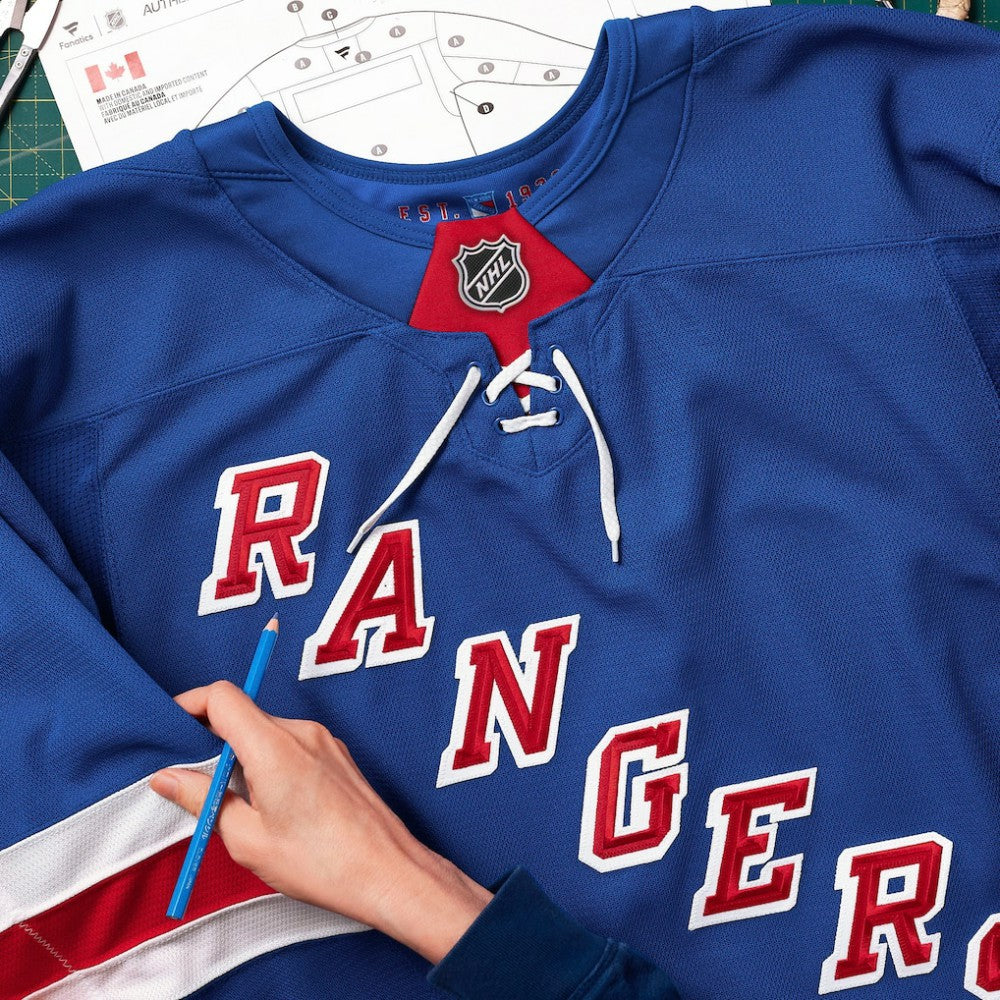 New York Rangers Fanatics Home Authentic Pro Custom Jersey - Royal - NHL