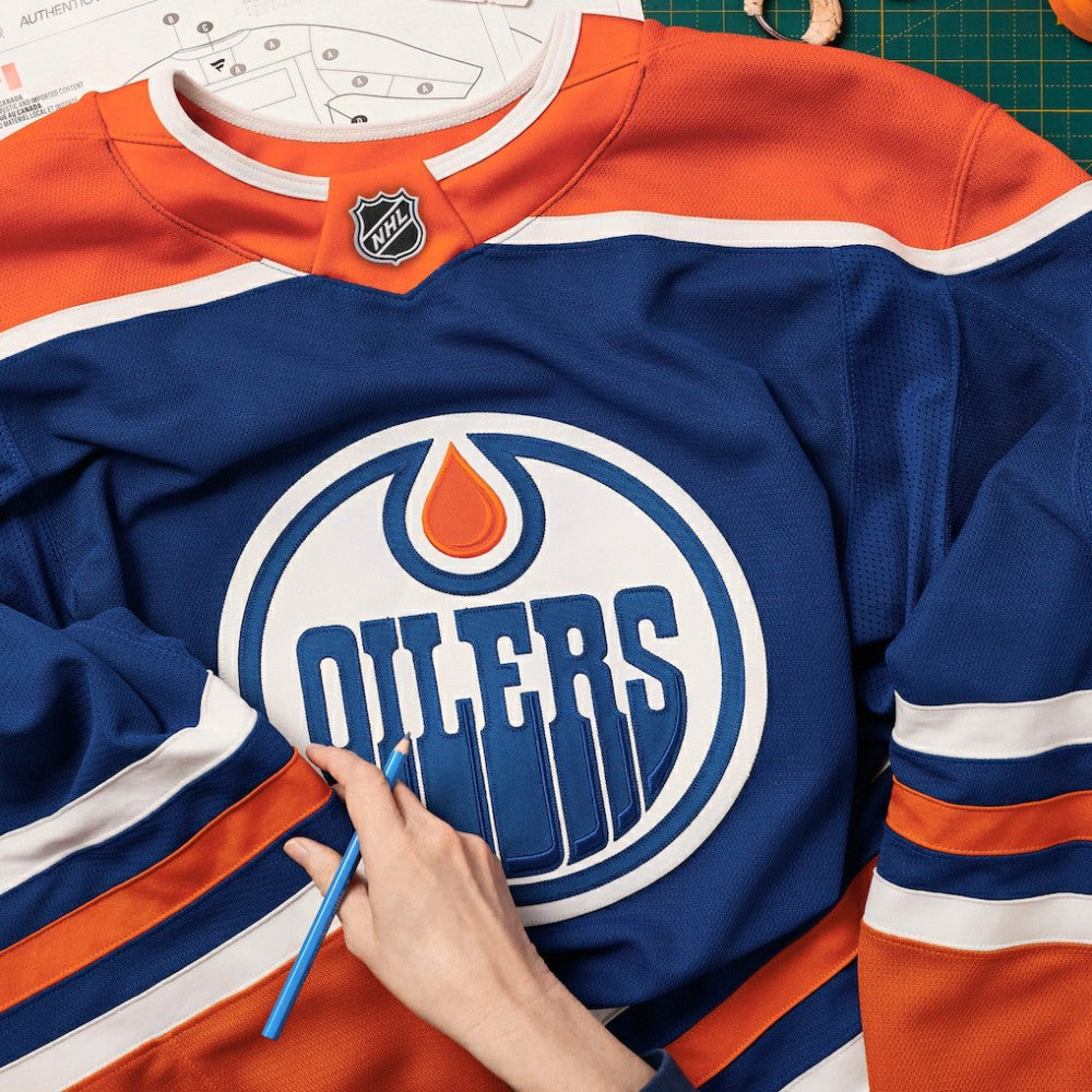 Edmonton Oilers Fanatics Home Authentic Pro Custom Jersey - Royal - NHL