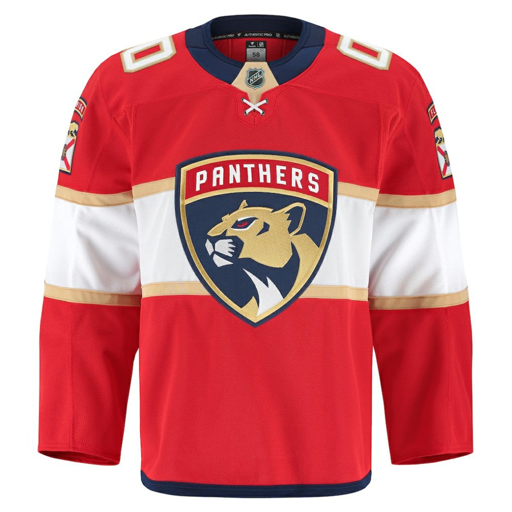 Florida Panthers Fanatics Home Authentic Pro Custom Jersey - Red - NHL