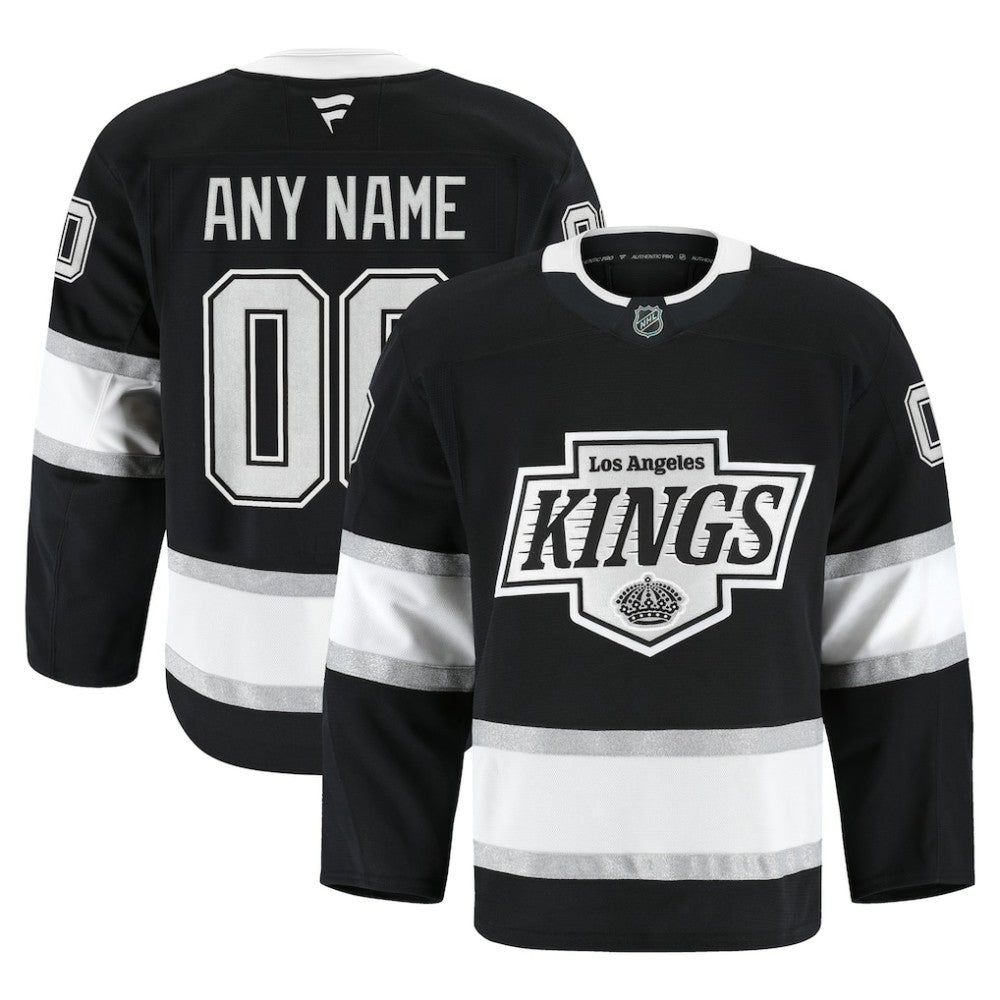 Los Angeles Kings Fanatics Home Authentic Pro Custom Jersey - Black - NHL