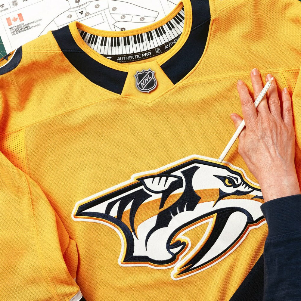 Nashville Predators Fanatics Home Authentic Pro Custom Jersey - Gold - NHL