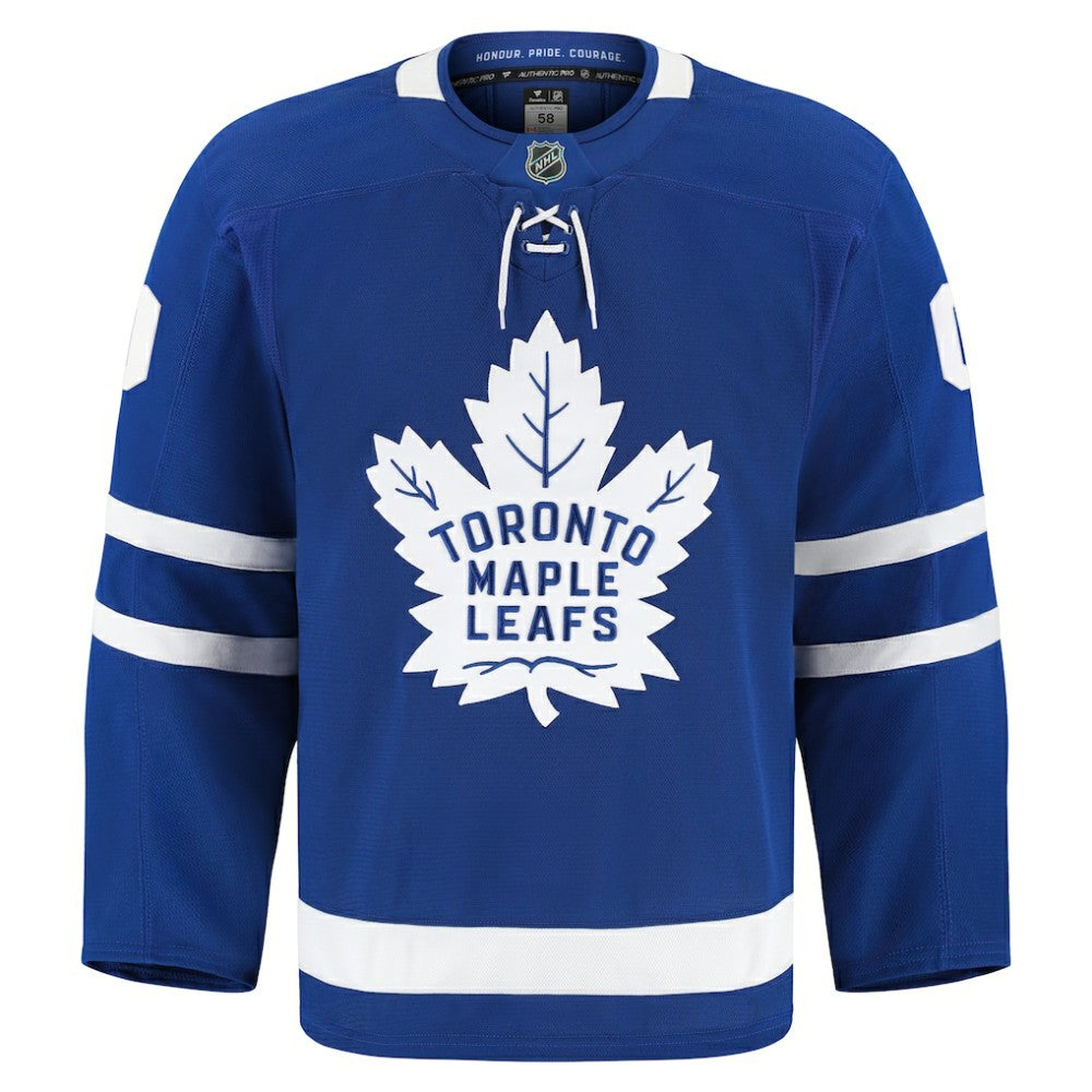 Toronto Maple Leafs Fanatics Home Authentic Pro Custom Jersey - Blue - NHL