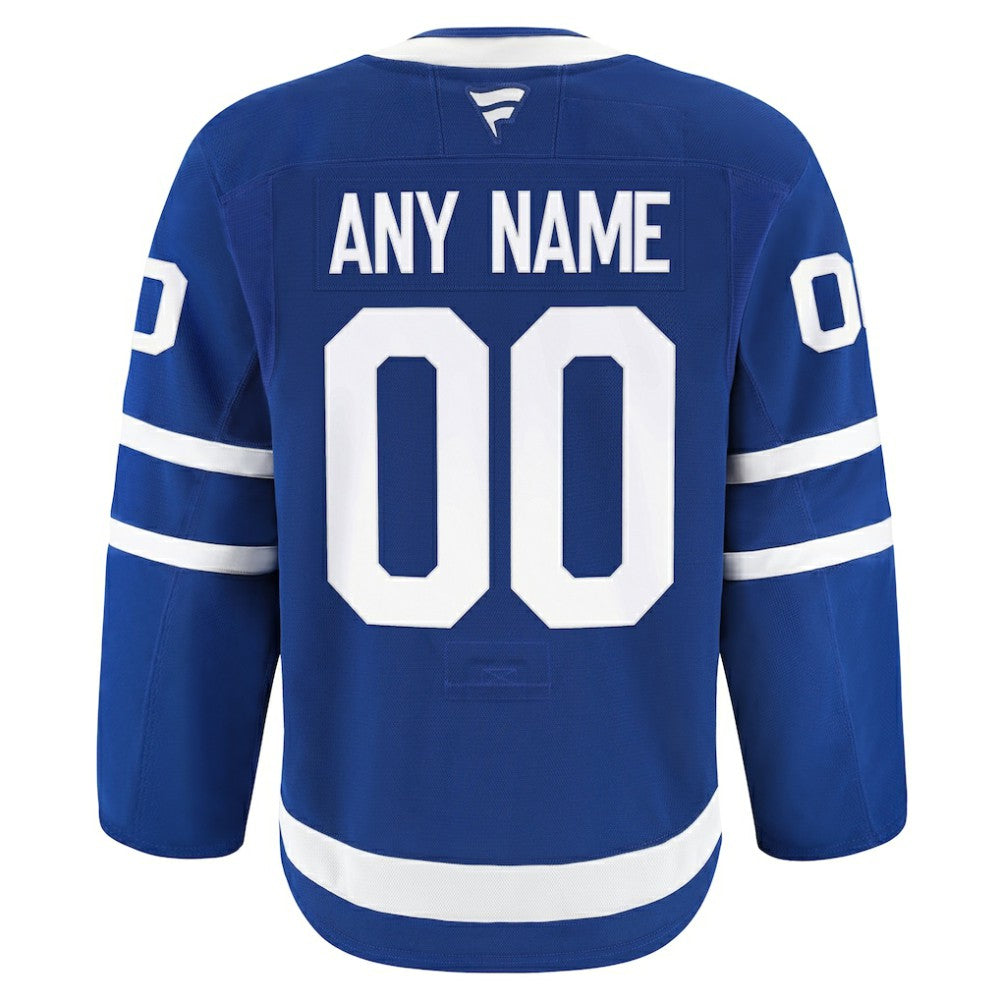 Toronto Maple Leafs Fanatics Home Authentic Pro Custom Jersey - Blue - NHL