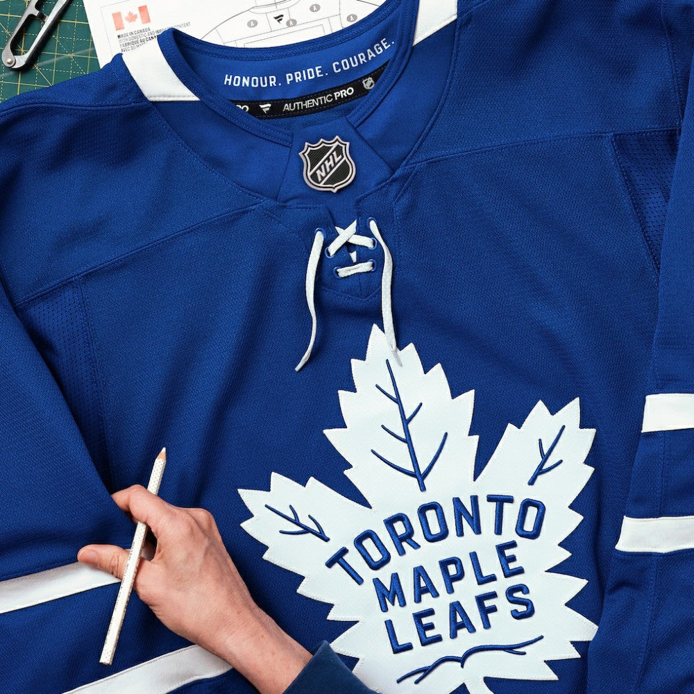 Toronto Maple Leafs Fanatics Home Authentic Pro Custom Jersey - Blue - NHL