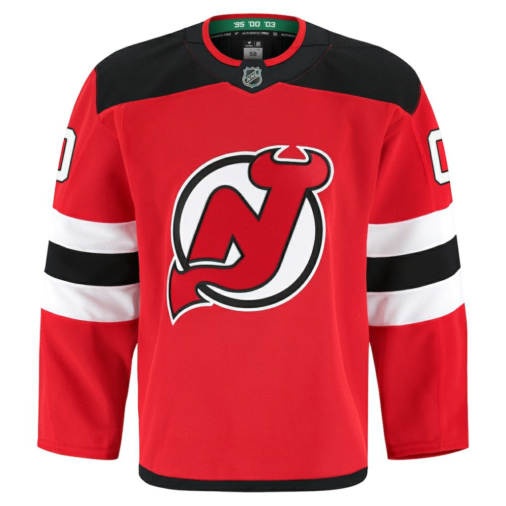 New Jersey Devils Fanatics Home Authentic Pro Custom Jersey - Red - NHL