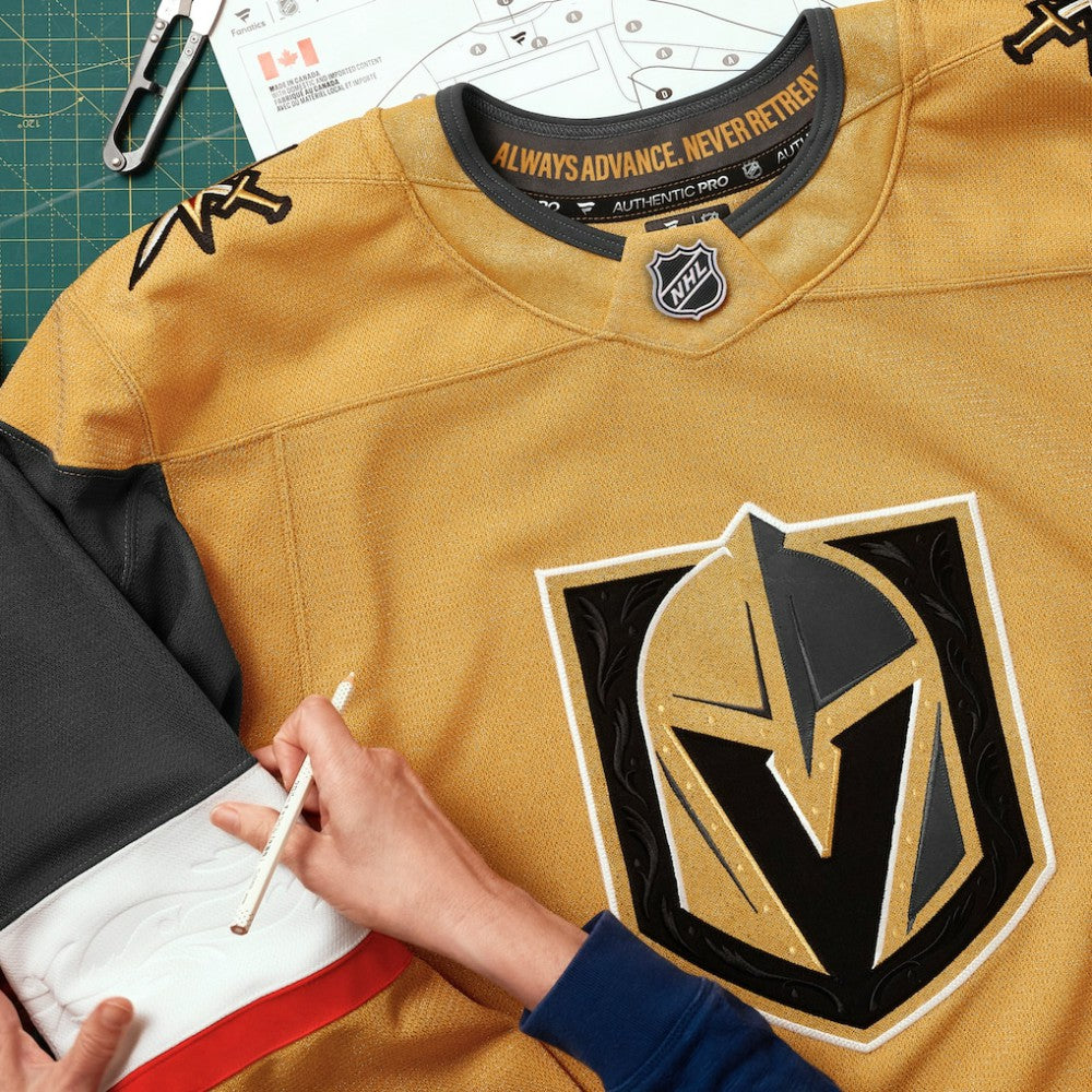 Vegas Golden Knights Fanatics Home Authentic Pro Custom Jersey - Gold - NHL