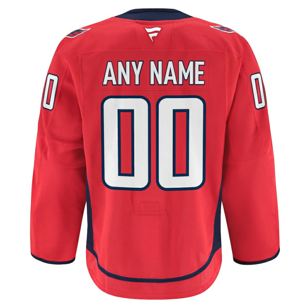 Washington Capitals Fanatics Home Authentic Pro Custom Jersey - Red - NHL
