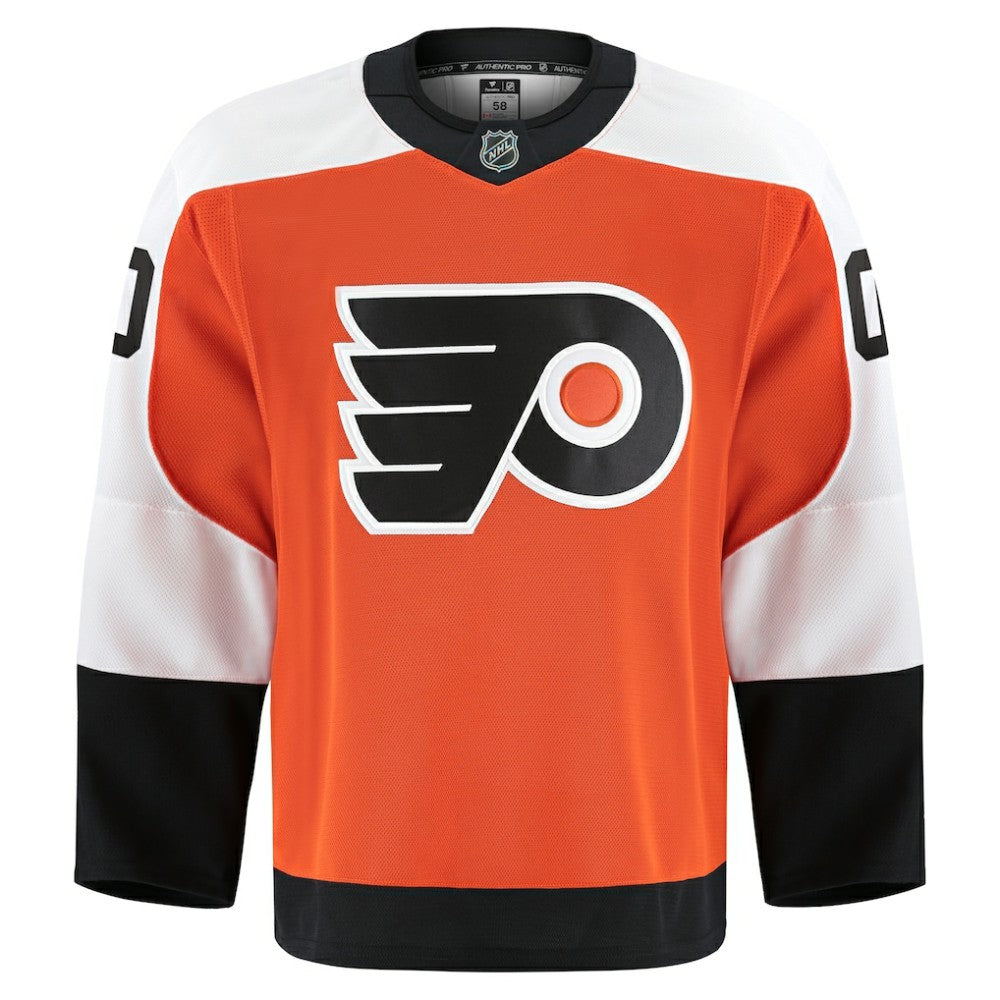 Philadelphia Flyers Fanatics Home Authentic Pro Custom Jersey - Orange - NHL