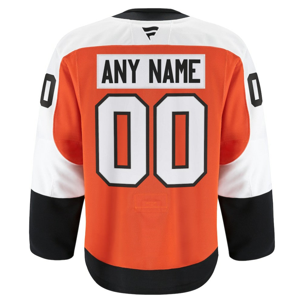 Philadelphia Flyers Fanatics Home Authentic Pro Custom Jersey - Orange - NHL
