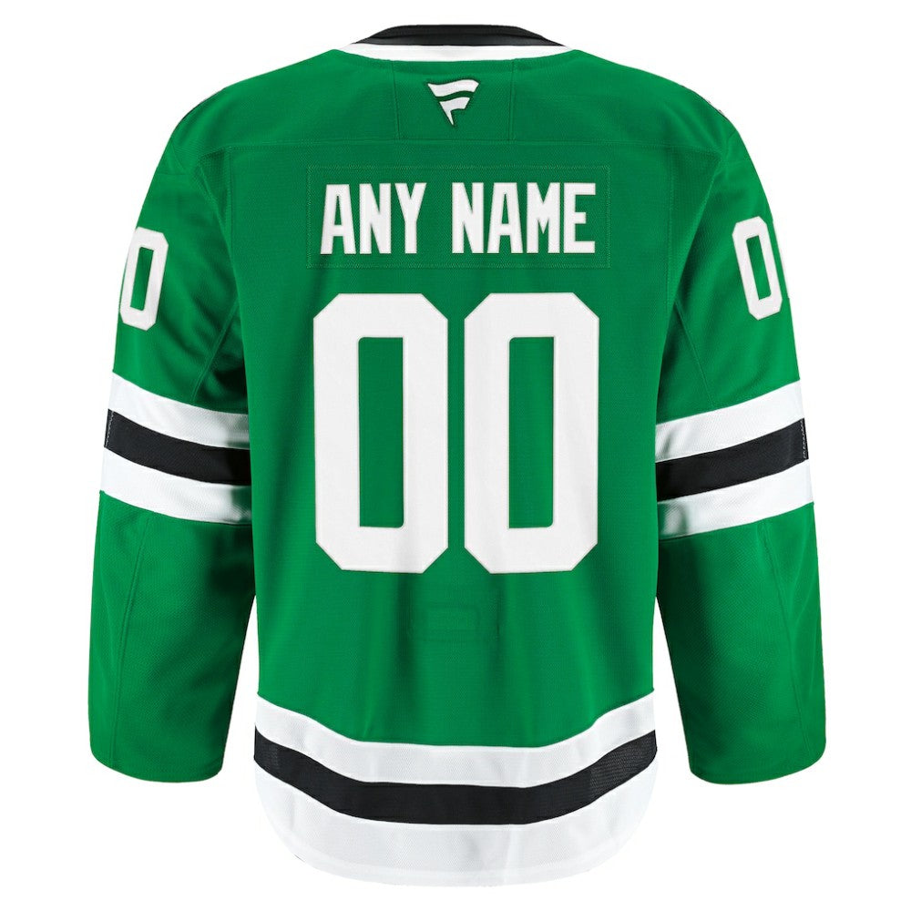 Dallas Stars Fanatics Home Authentic Pro Custom Jersey - Kelly Green - NHL