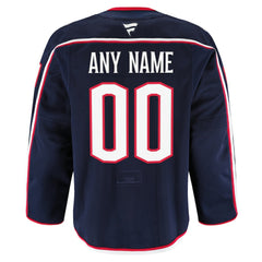 Columbus Blue Jackets Fanatics Home Authentic Pro Custom Jersey - Navy - NHL