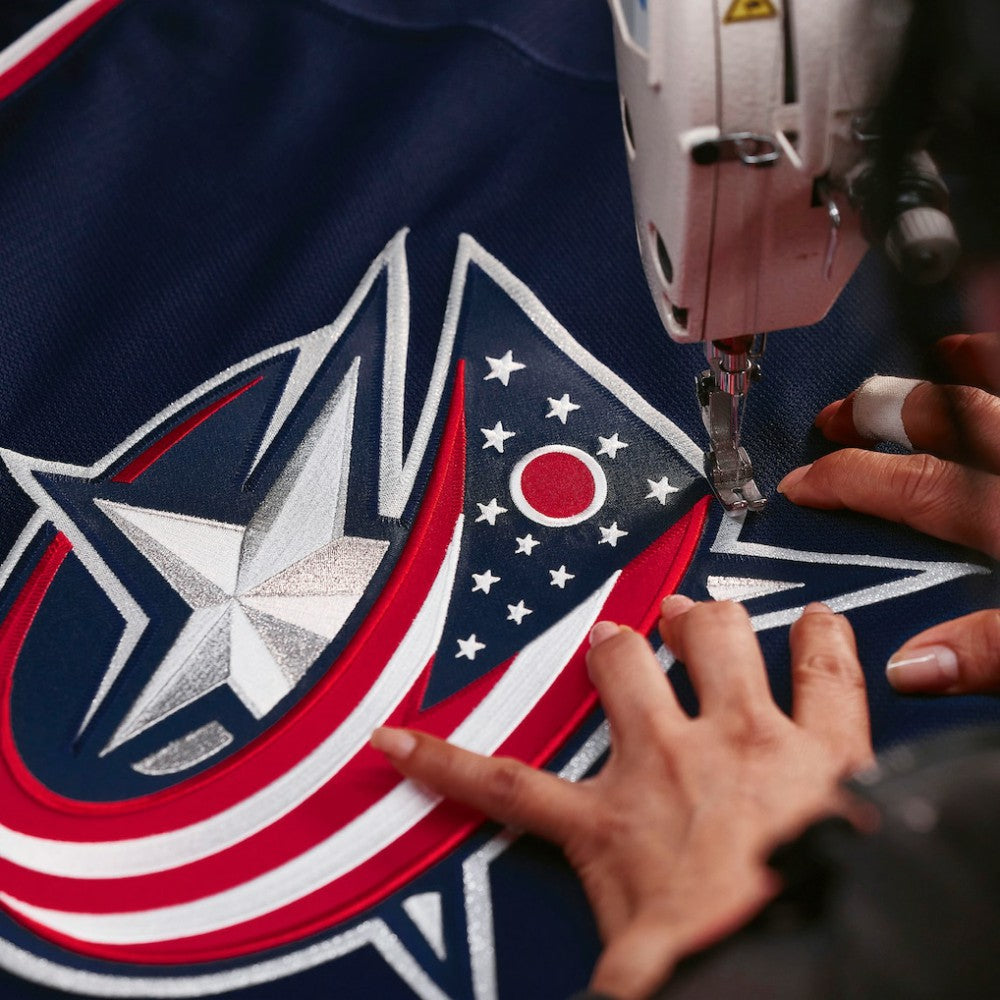 Columbus Blue Jackets Fanatics Home Authentic Pro Custom Jersey - Navy - NHL