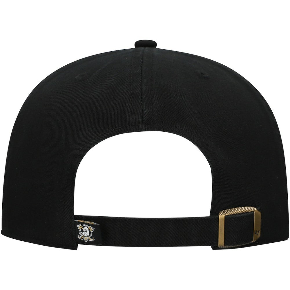 Anaheim Ducks '47 Core Logo Clean Up Adjustable Hat - Black - NHL
